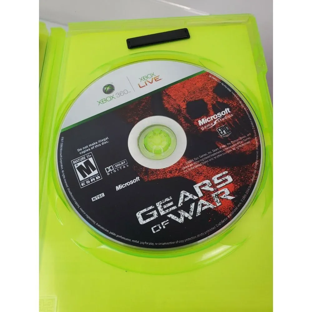 Gears of War Xbox 360 Video Game Mature by Epic‎ Games